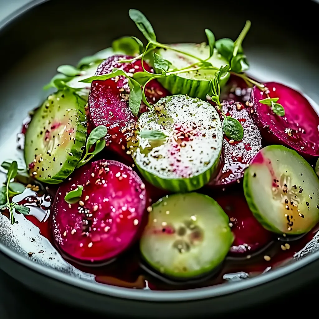 Saladier plein de légumes et d'une sauce colorée.