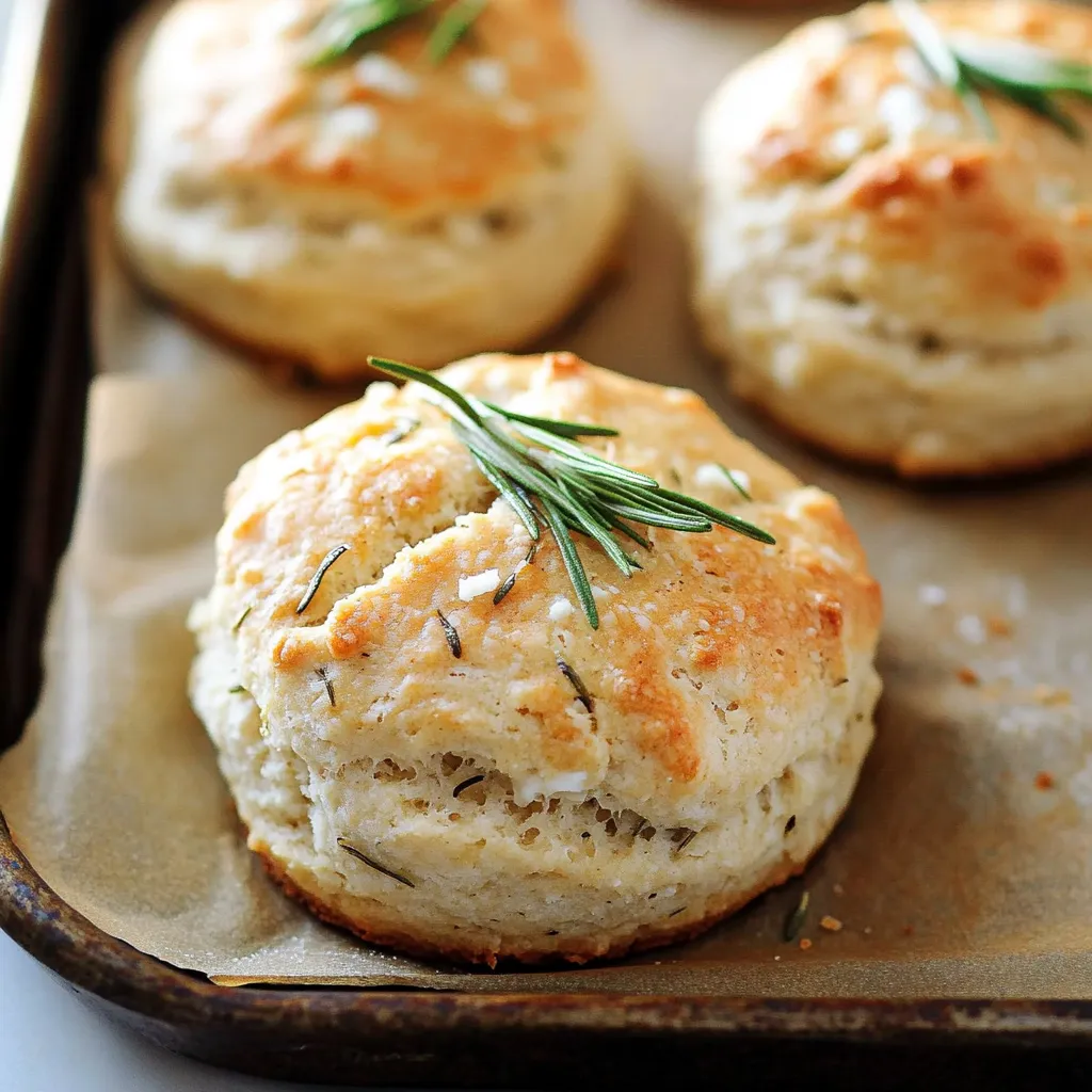Une plaque de biscuits parsemés d’herbes fraîches.