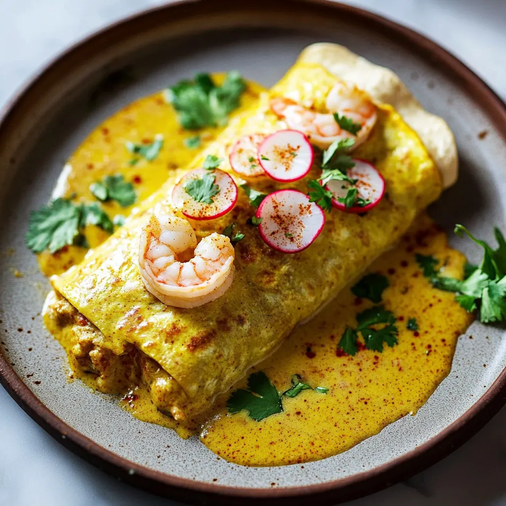 Une assiette de crevettes et radis frais.
