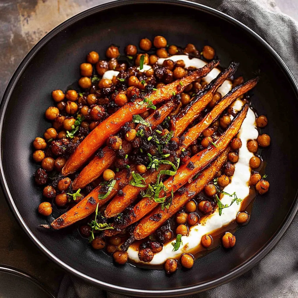 Un bol garni de carottes et pois chiches.