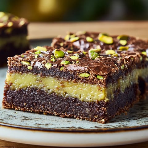 Un morceau carré de gâteau au chocolat avec des amandes sur le dessus.