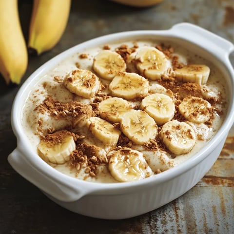 Un dessert aux bananes et au chocolat dans un bol.