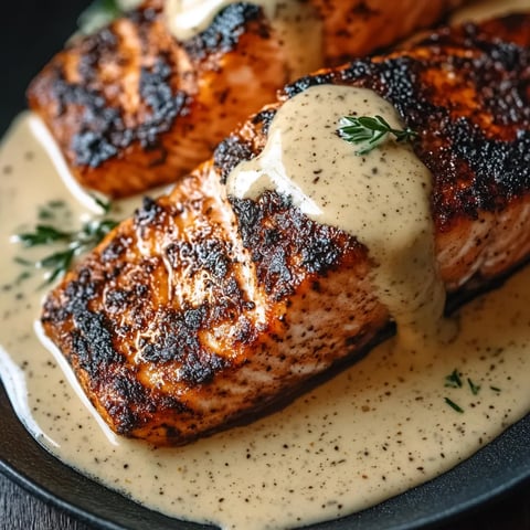 Une assiette de poisson avec une sauce blanche.