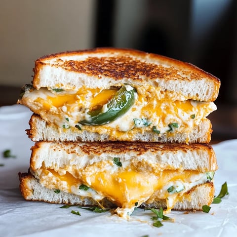 A sandwich with cheese and peppers.
