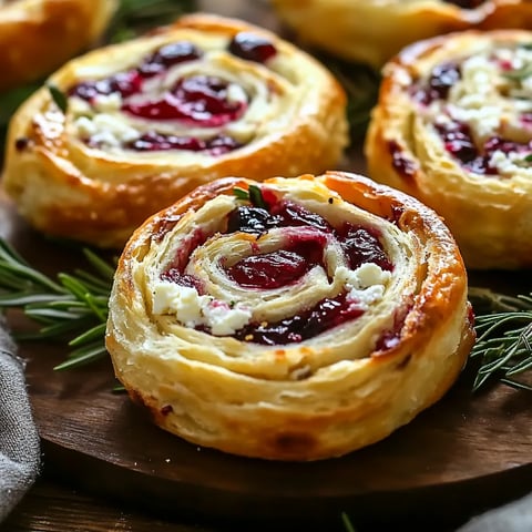 Snack-sized rolls with sweet berries and tangy cheese.