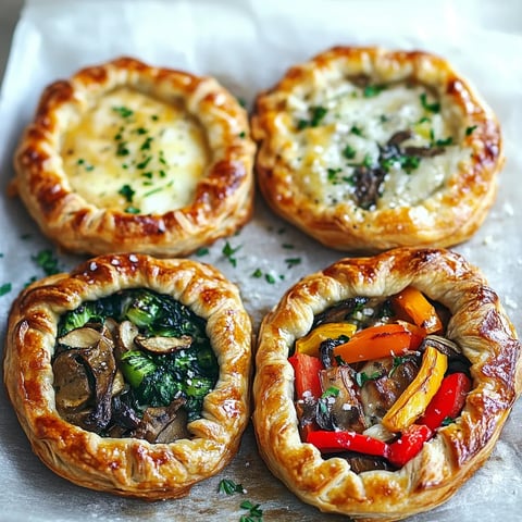 Trois quiches aux saveurs variées sur un plateau.