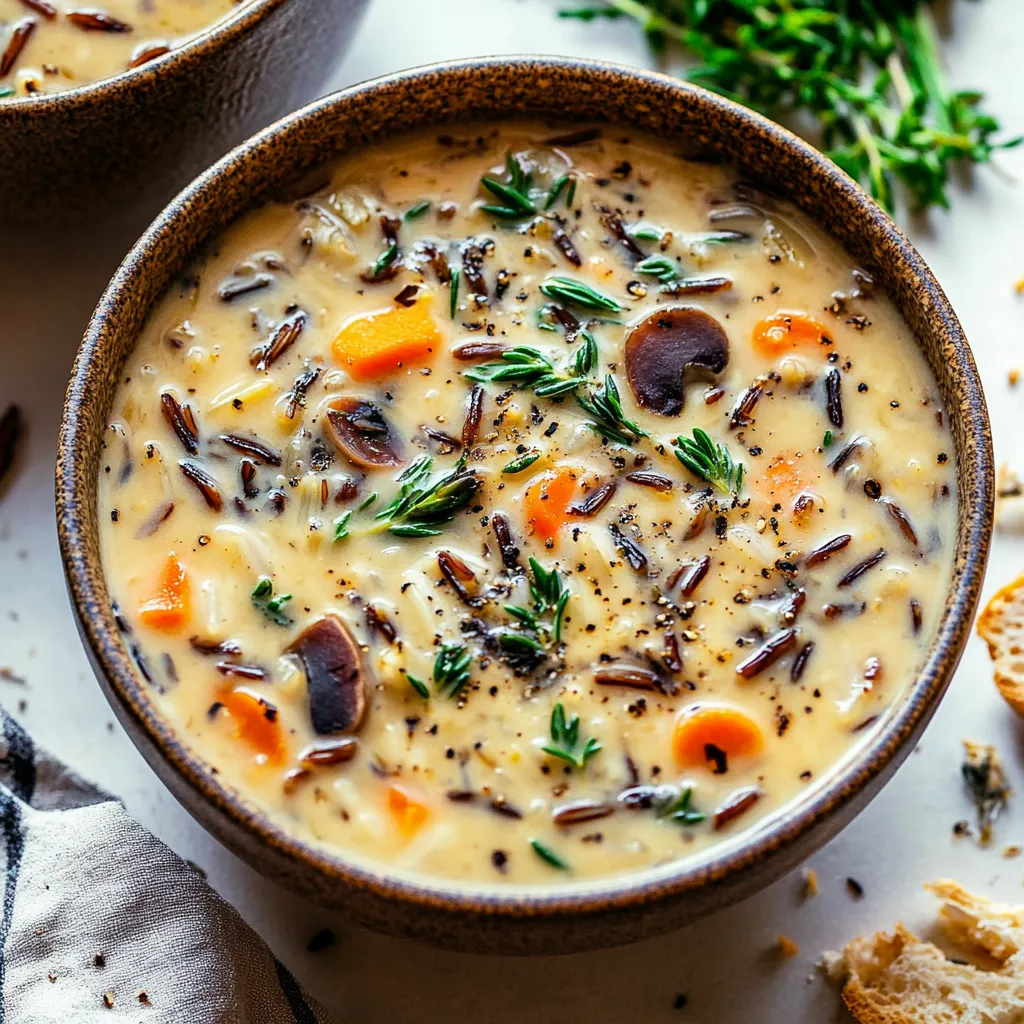 Soupe Automnale au Riz Sauvage