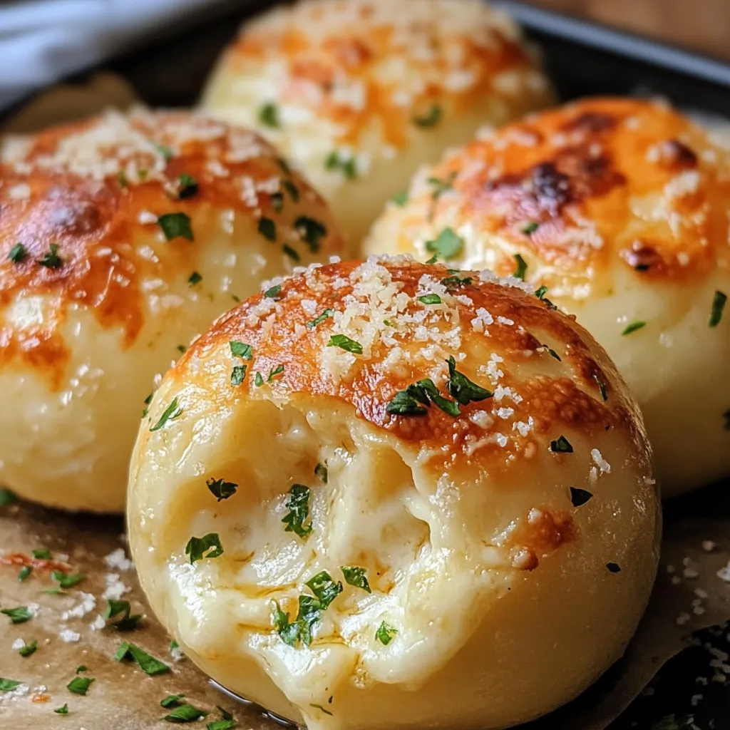 Petits Pains à l'Ail et au Fromage