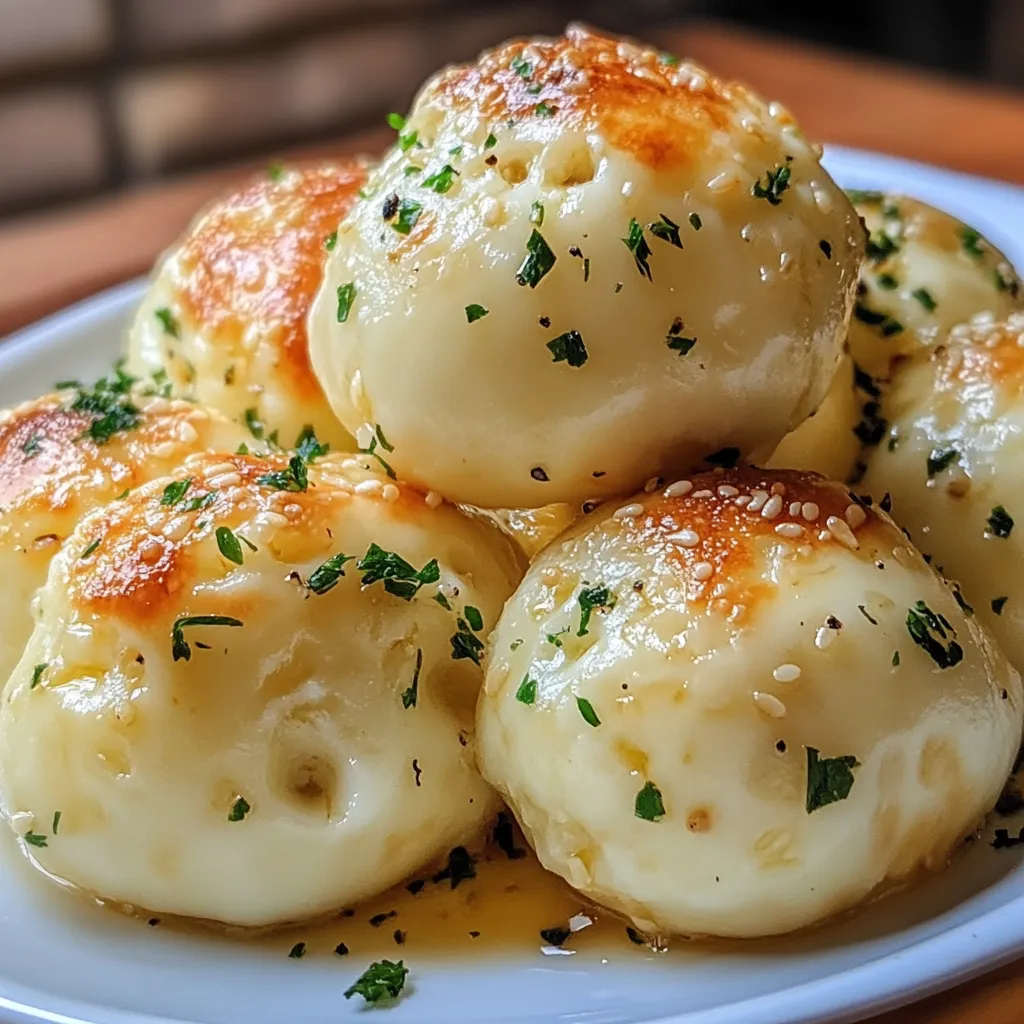 Délicieux Petits Pains à l'Ail et au Fromage