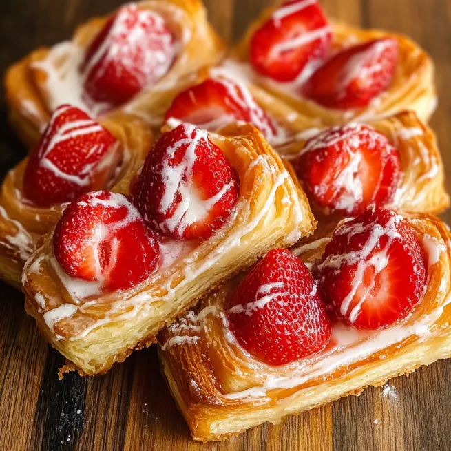 Recette Feuilleté Fraises