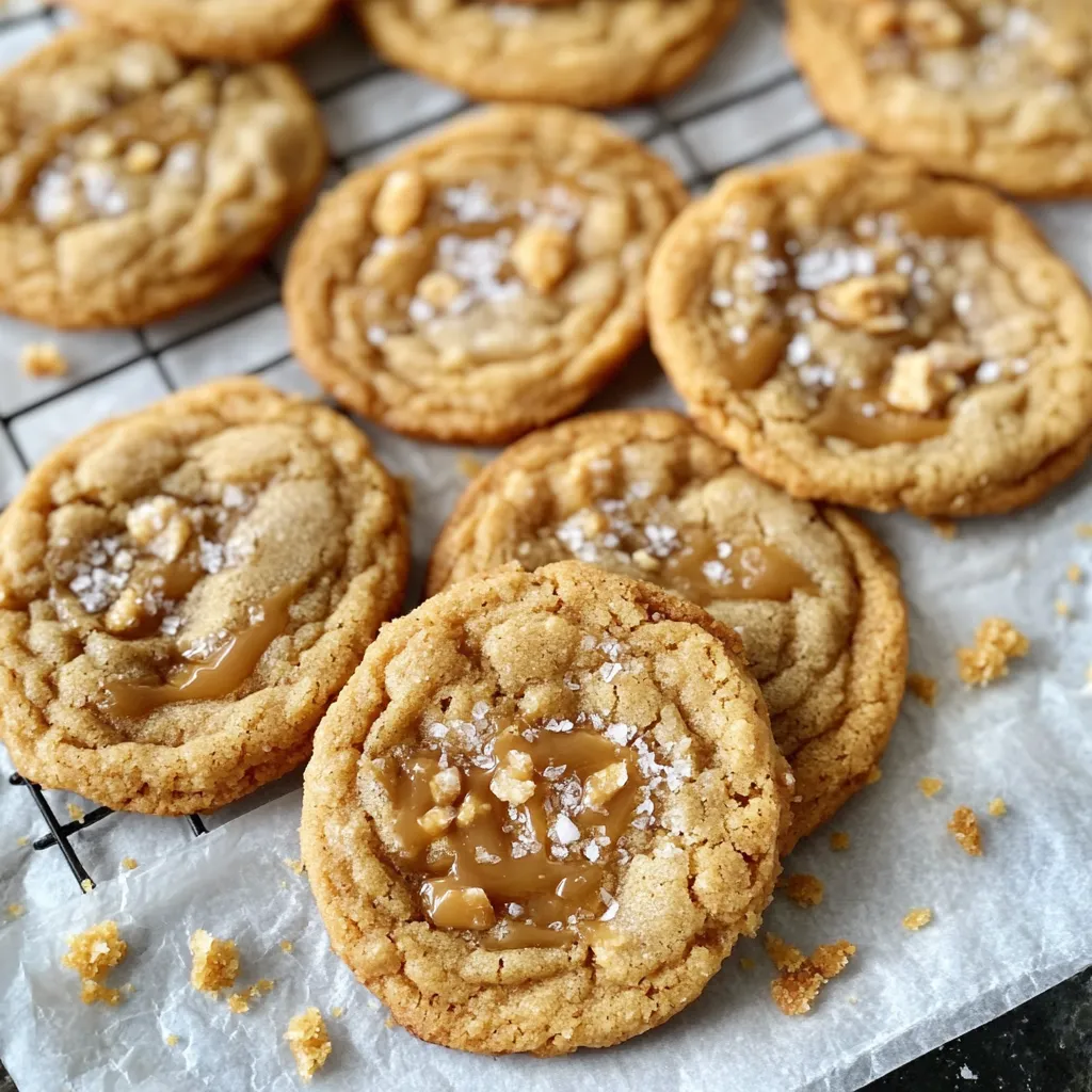 Délicieux Cookies au Caramel Salé Faciles