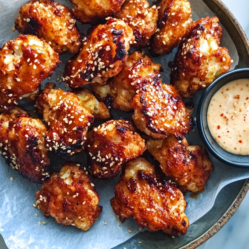 Recette Facile d'Ailes de Chou-fleur à la Coréenne