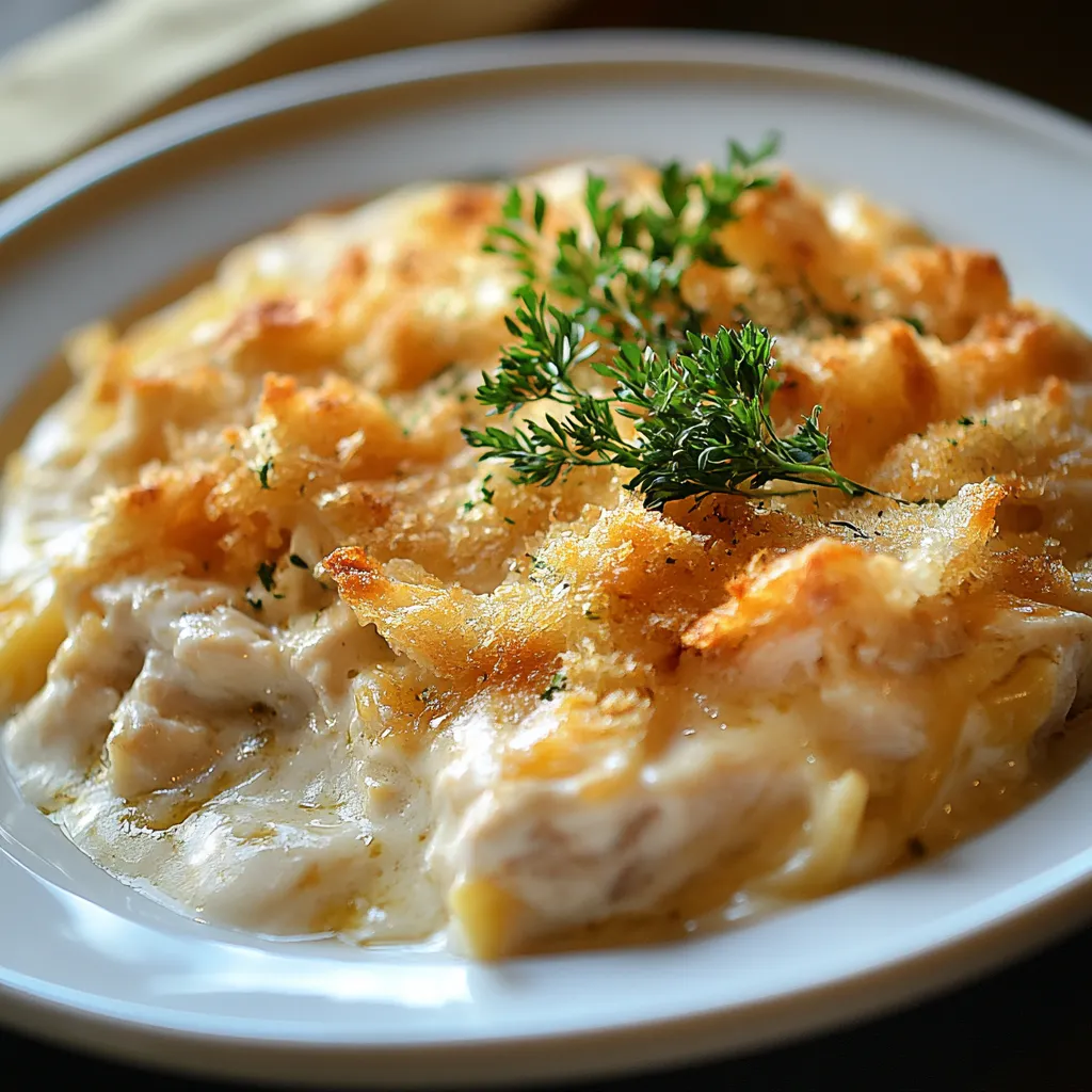 Délicieuse Casserole de Poulet Française