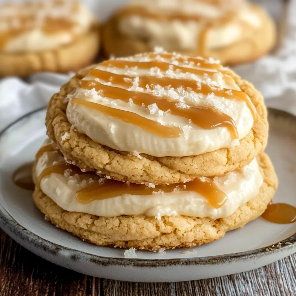 Recette de Cookies au Caramel au Beurre Salé et Fromage Frais