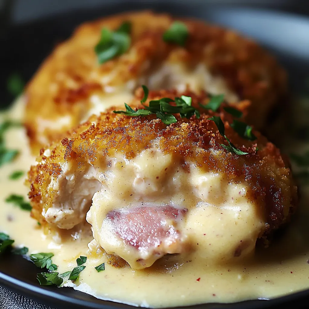 Cordon Bleu Croustillant et Crémeux