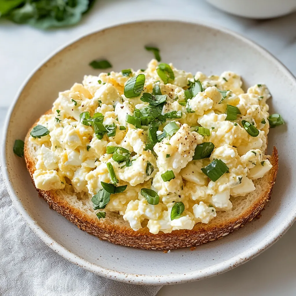 Salade œufs au fromage blanc