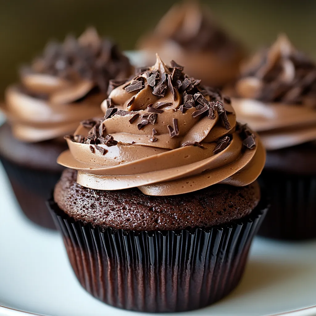 Délicieux Cupcakes au Chocolat