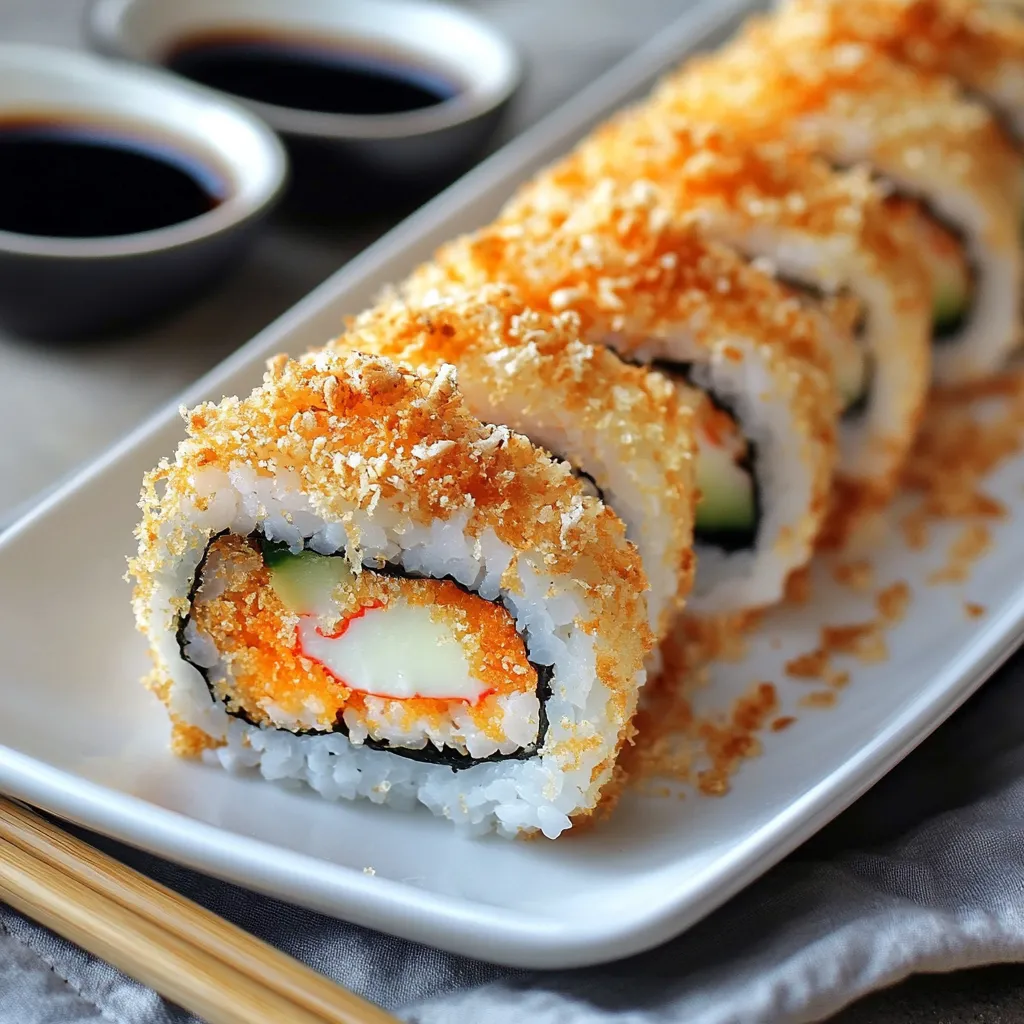 Recette Rouleaux Sushi Croustillants (California Roll)