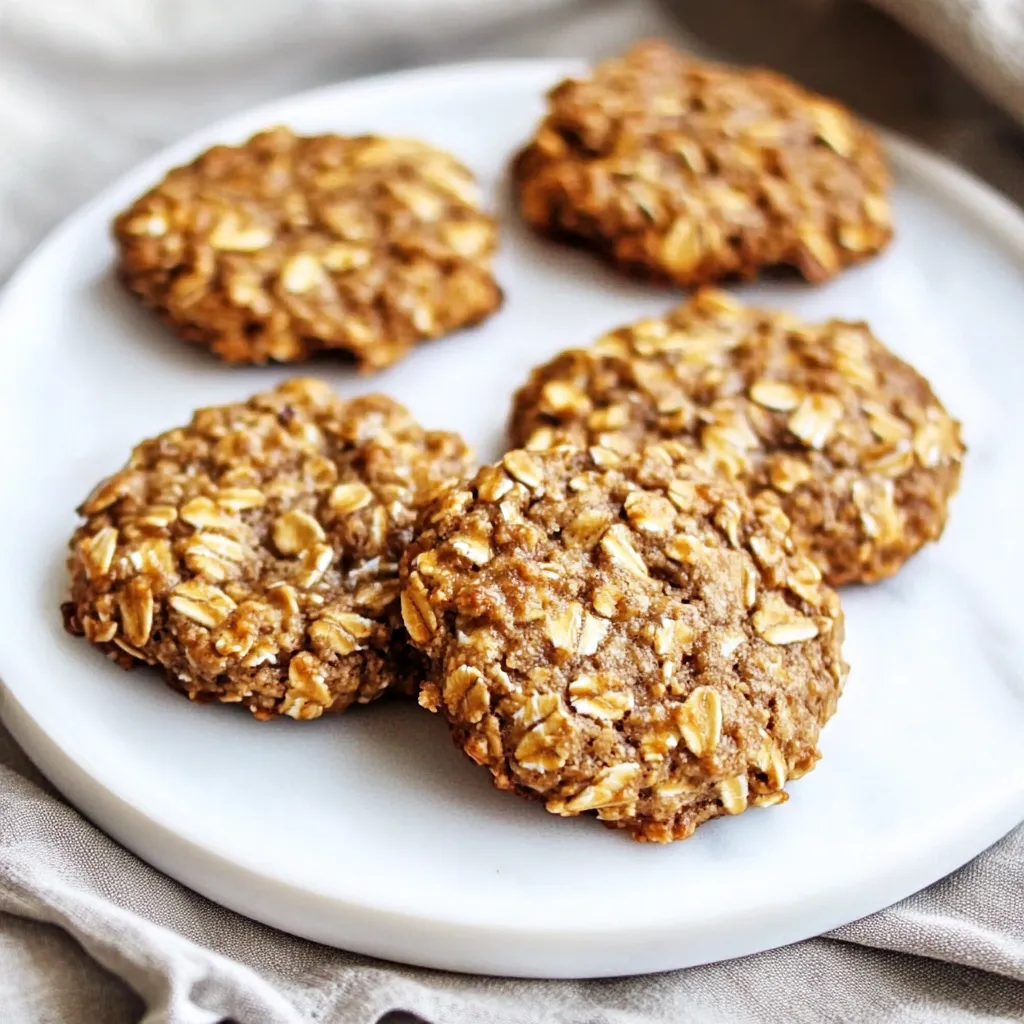 Cookies Banane Avoine Faciles et Sains