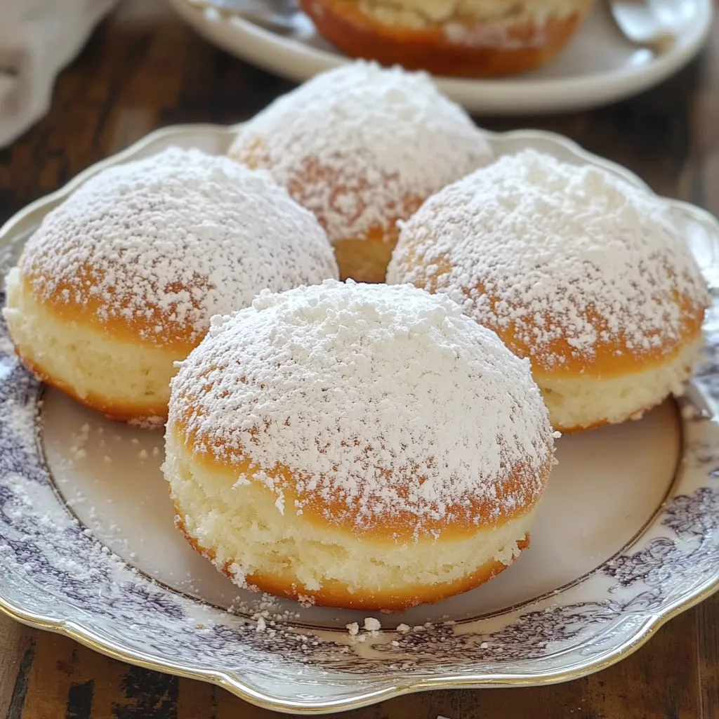 BEIGNETS À LA CRÈME PÂTISSIÈRE