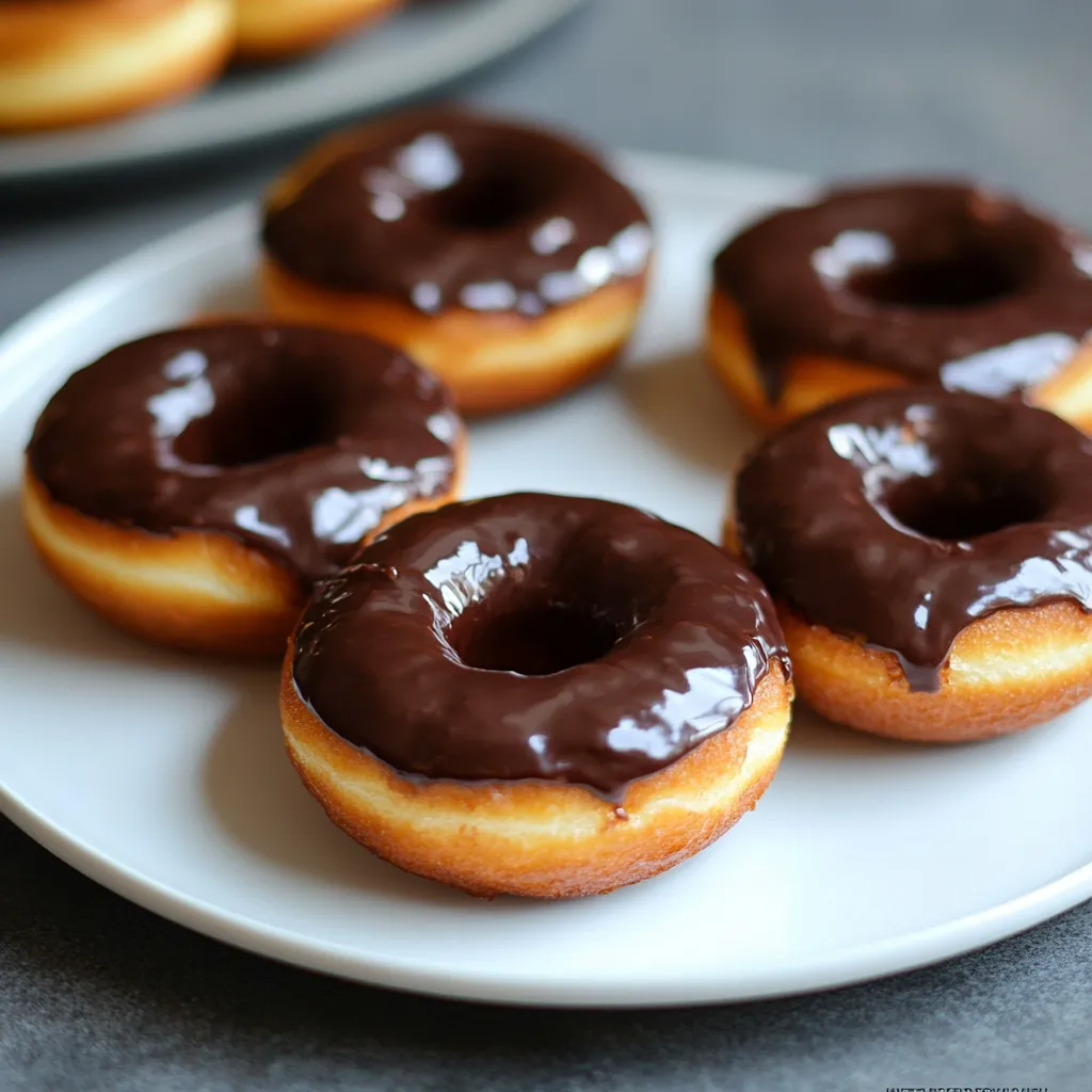 Délicieux Donuts Cuits au Chocolat et Babeurre