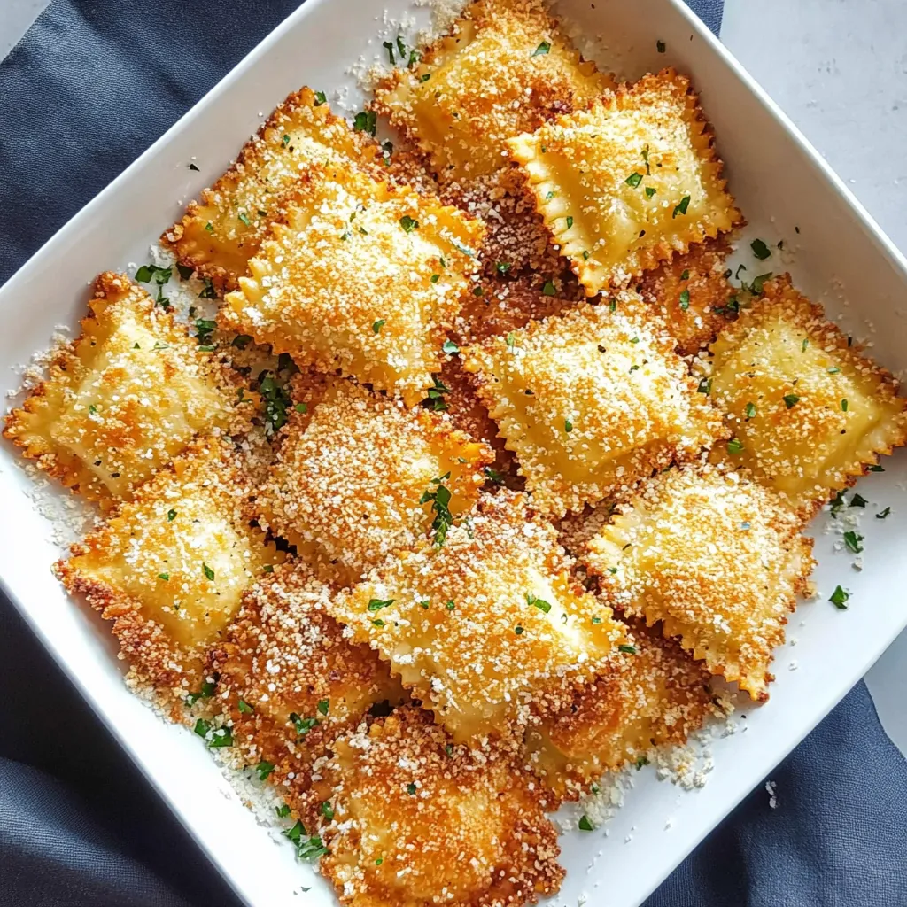 Délicieux Raviolis Croustillants à la Friteuse à Air