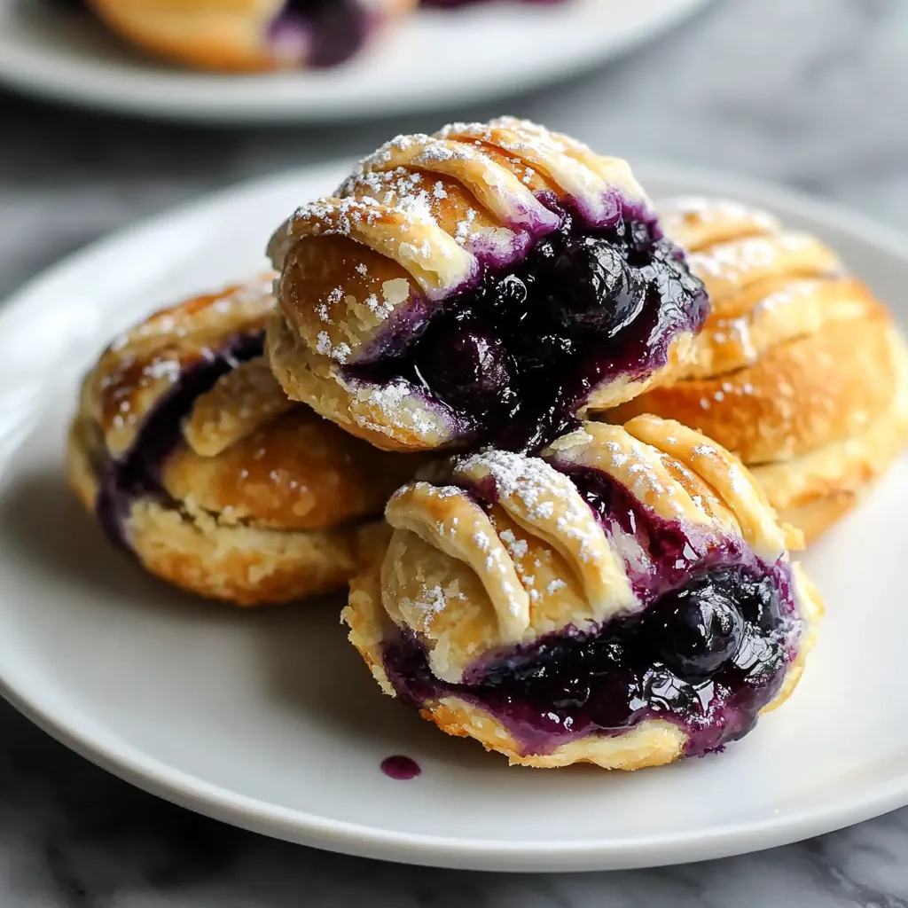 Délicieux Beignets Myrtilles en 4 Ingrédients