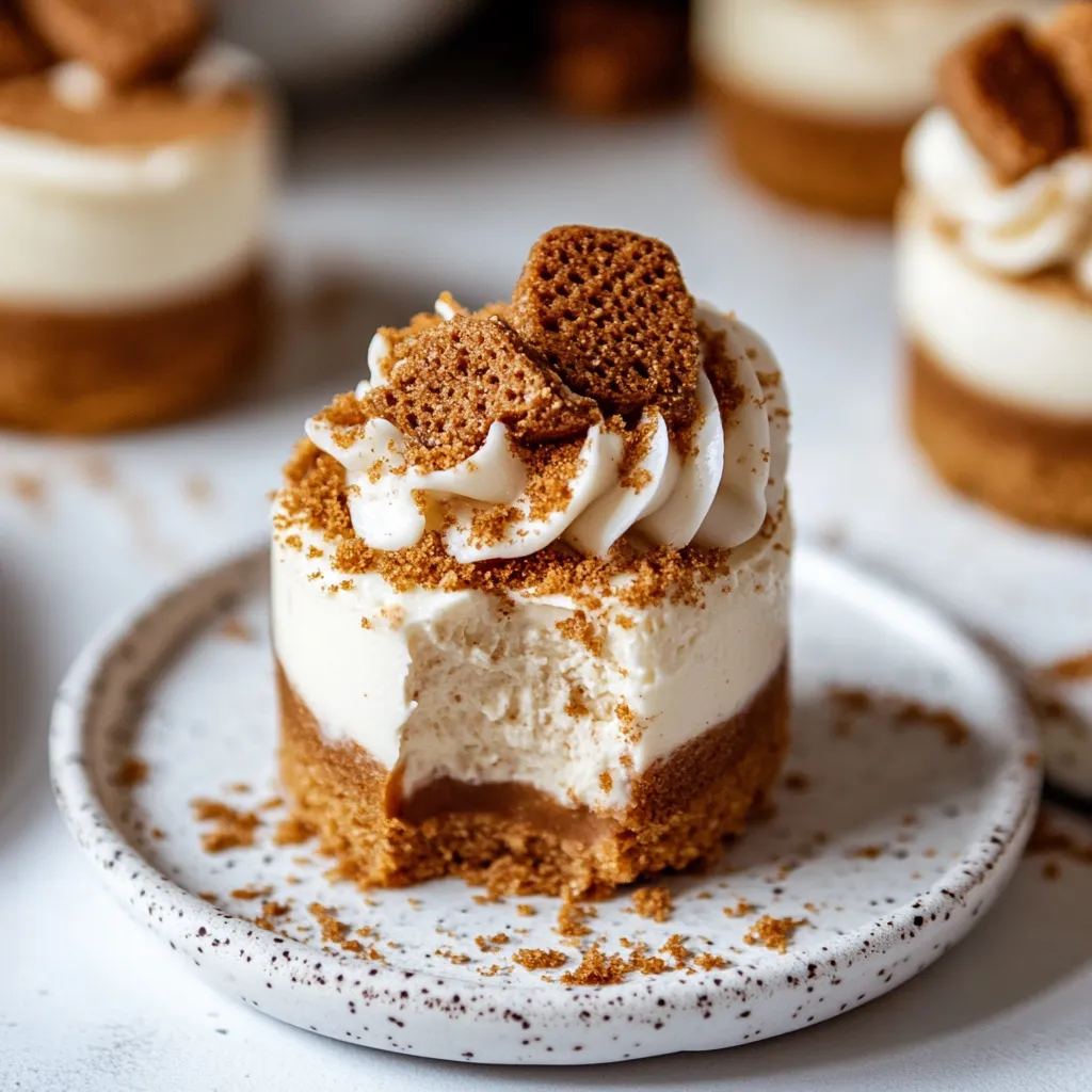 Mini Cheesecakes Speculoos Sans Cuisson