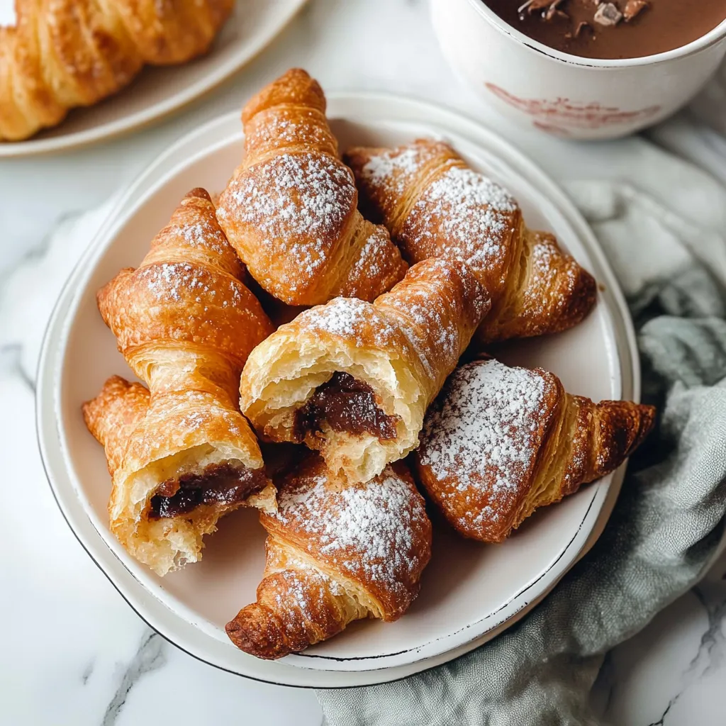 Délicieux Beignets Croissants