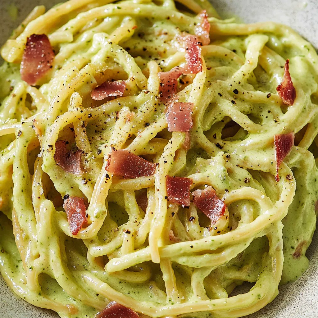 Carbonara à l'Avocat