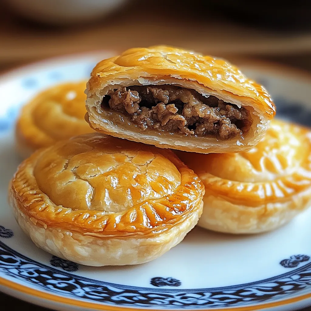 Savoureux Chaussons Croustillants au Bœuf Fait Maison