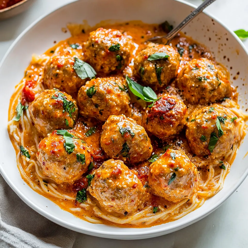 Délicieuses Boulettes de Poulet à la Crème