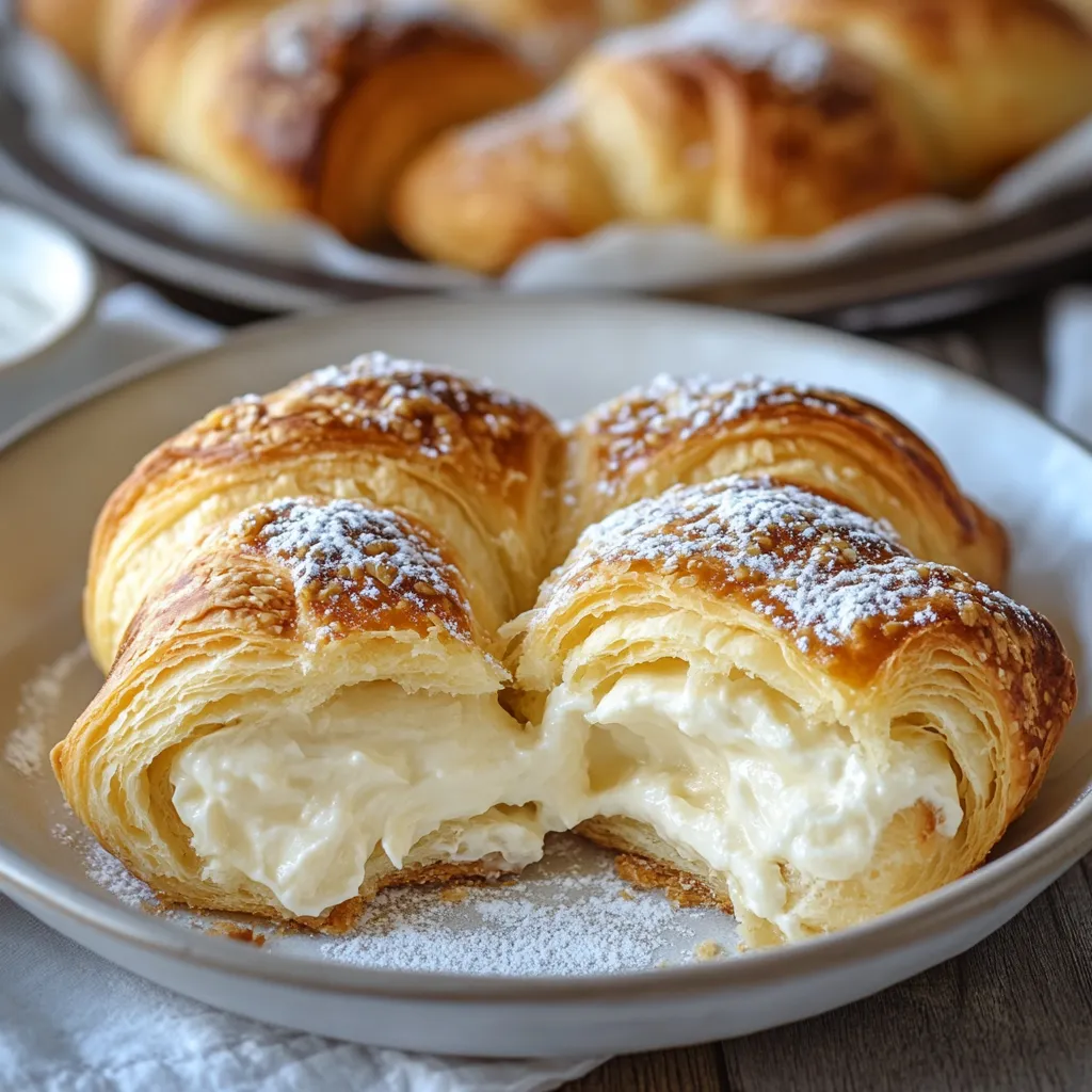 Croissants Fourrés au Fromage