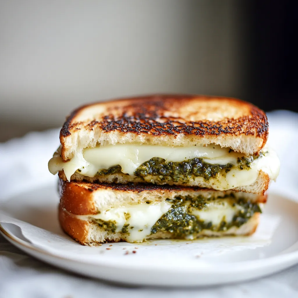 Croque-Monsieur au Pesto et Mozzarella