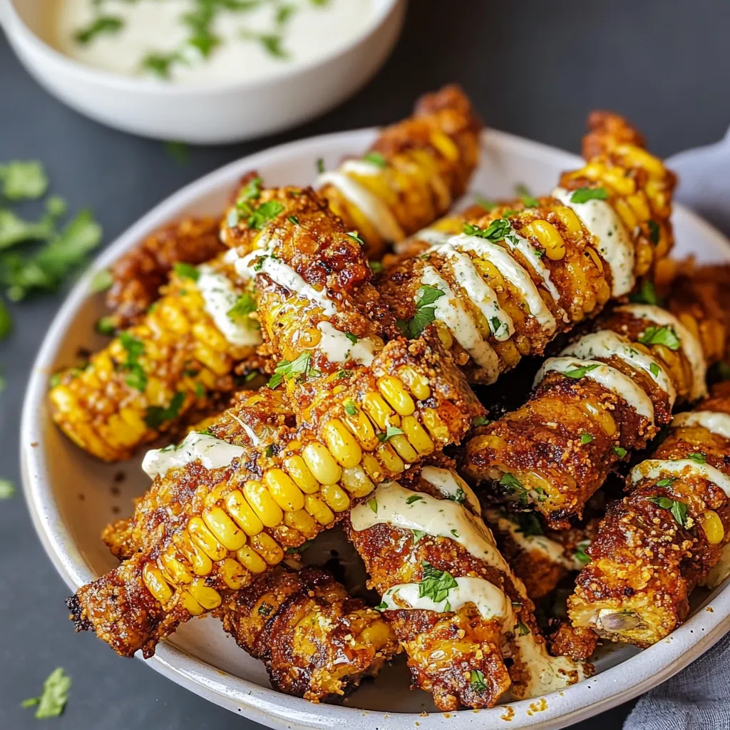 Côtes de Maïs Faciles au Airfryer