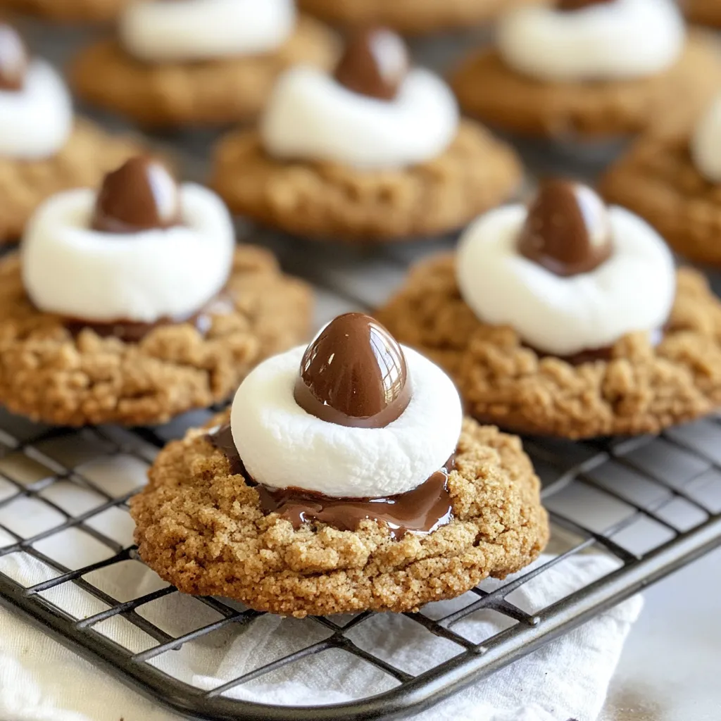 Un plateau de cookies avec glaçage blanc et filet de chocolat.