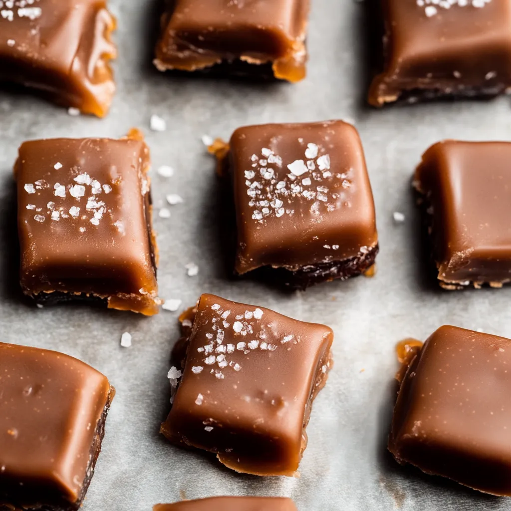 Un gros plan d’un bonbon au chocolat avec du sucre saupoudré dessus.