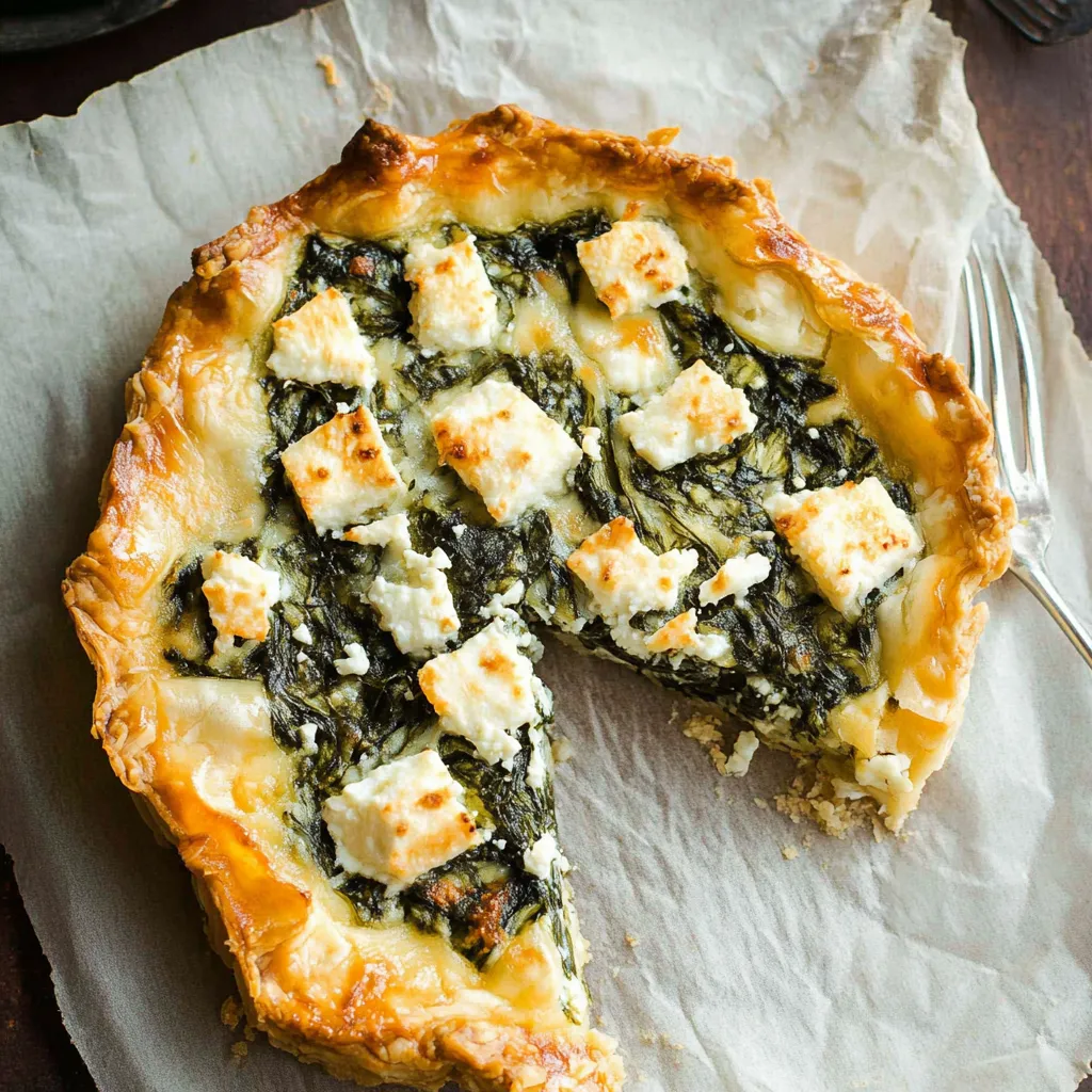 Une part de tarte sur une serviette.