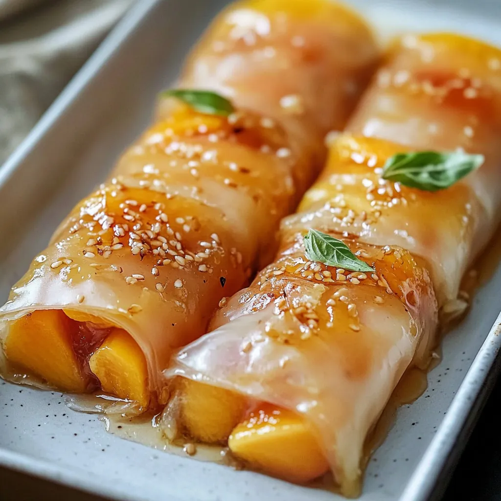 Une assiette de nourriture avec une sauce dessus.