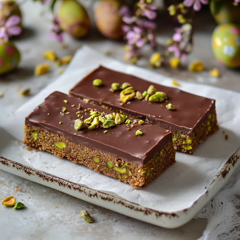 Un morceau de gâteau au chocolat garni d'amandes.