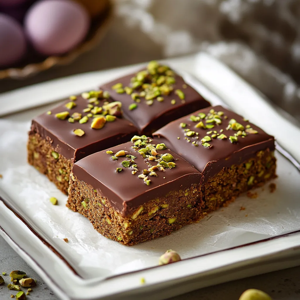 Une assiette de gâteau au chocolat avec des amandes.