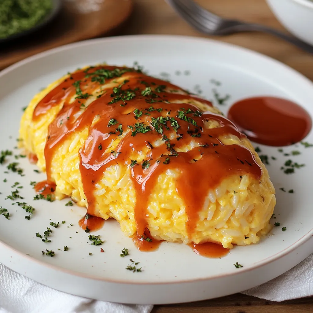 Une assiette de nourriture avec une sauce brune dessus.