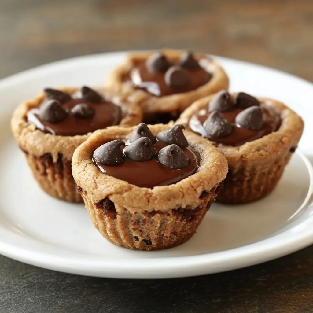 Chocolate chip cookies on a plate.