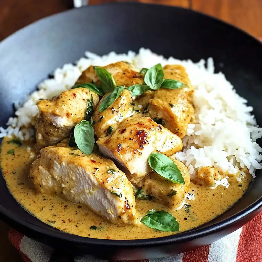 Un bol de riz et poulet.