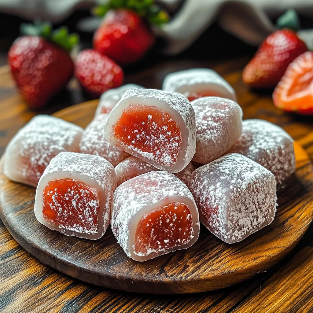 Une assiette de gâteau aux fraises.