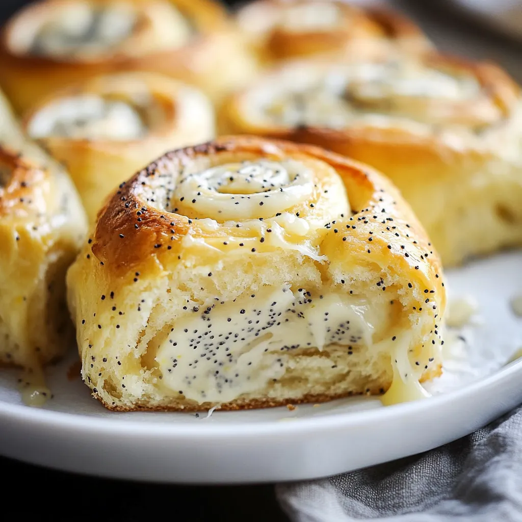 Une assiette avec une brioche et du fromage.