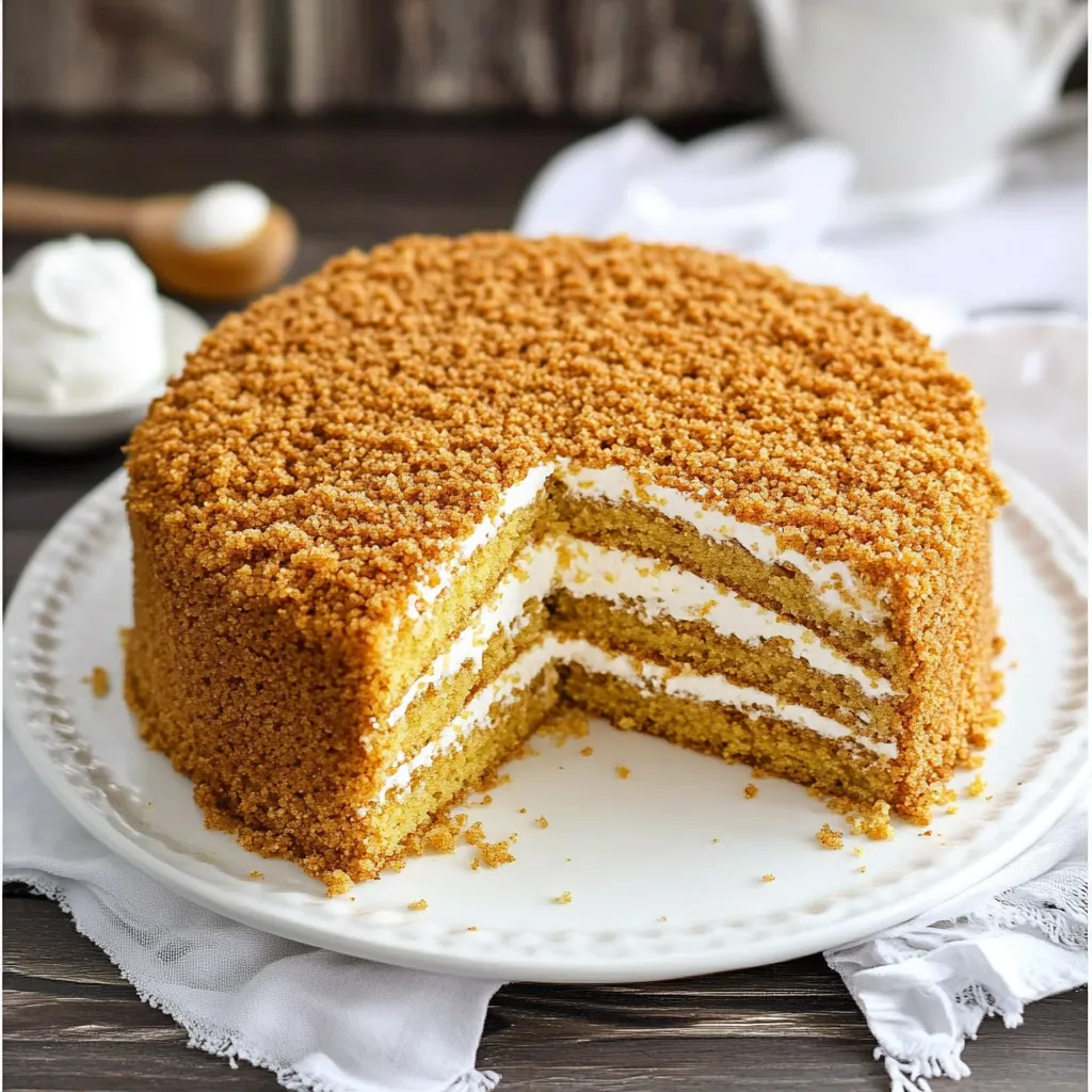 Une part de gâteau sur une assiette.