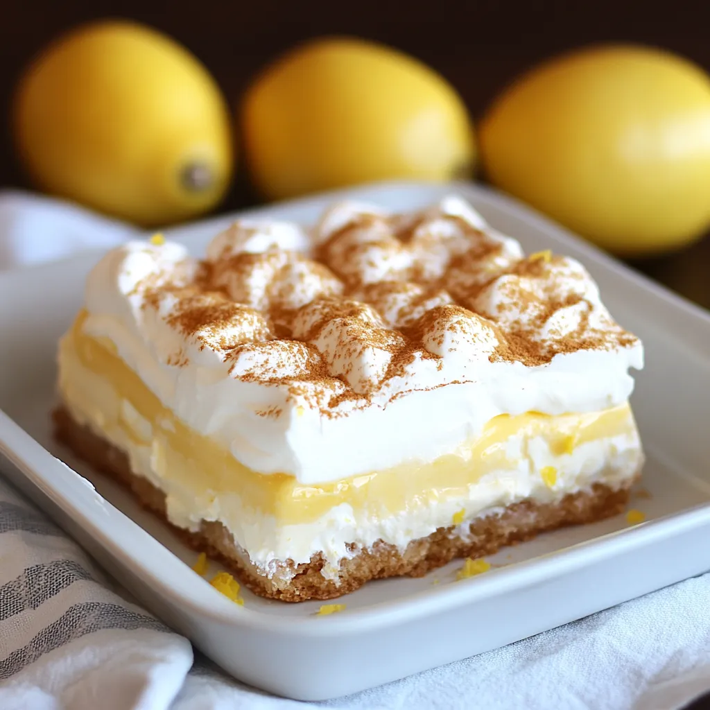 Une part de tarte au citron meringuée avec de la crème fouettée sur le dessus.
