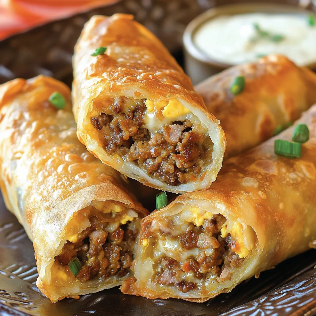 Une assiette de nourriture avec un bol de sauce.