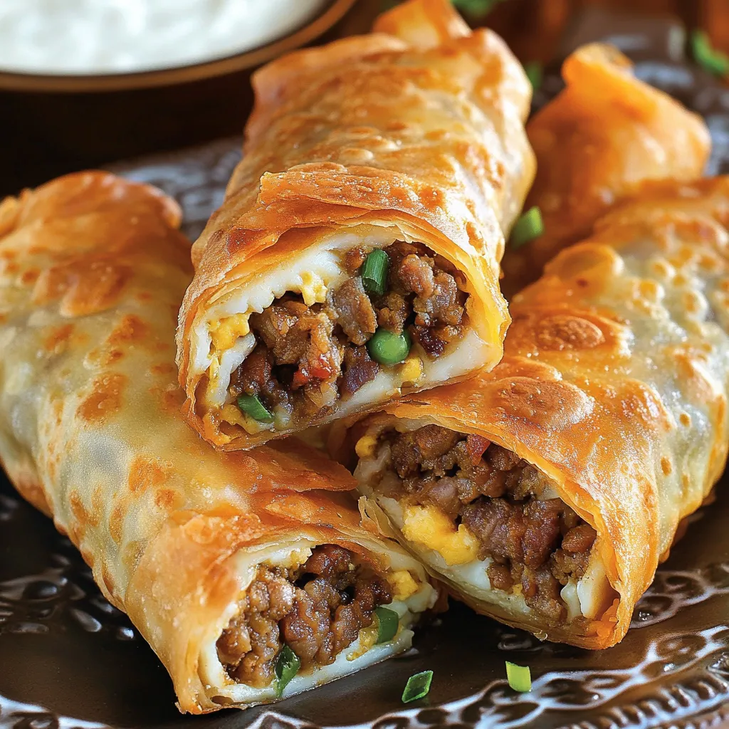Une assiette de nourriture avec un bol de sauce.